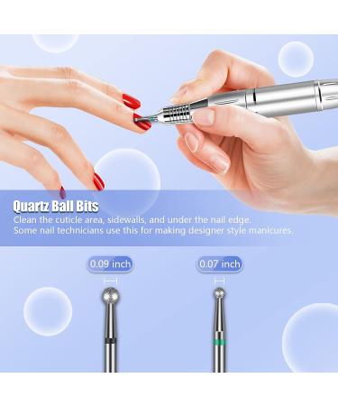 14pcs Professional Diamond Carbide Nail Drill Bits Set for Acrylic Gel Nails - Electric Manicure Rotary Burrs & Cuticle Remover Bits - 3/32 - Buy Online on GoSupps.com
