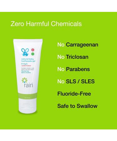 Bamboo Kids Toothbrush Set with Fluoride-Free Baby Toothpaste - Safe for Infants & Toddlers | Vitamin C Enriched | BPA-Free & Biodegradable | Ages 6-12 Months | 1 Toothbrush + 1 Toothpaste - Buy Online on GoSupps.com