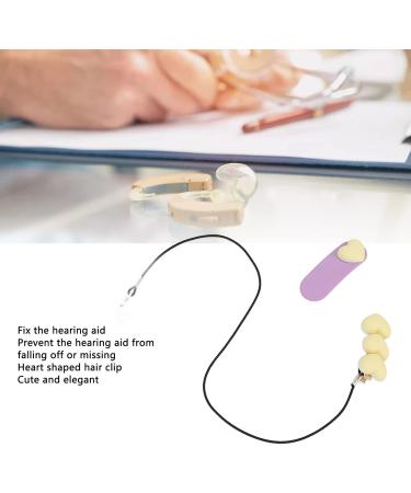 Hearing Aid Clip for Adults & Seniors - Yellow Anti-Loss Rope with Hairpin | Single Ear Clip for Sports Travel & Gardening - Buy Online on GoSupps.com