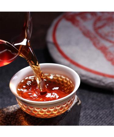 Th Puer m r Yunnan Th noir Tong Qing Hao 357g G teau au th Pu-erh Th chinois - Buy Online on GoSupps.com