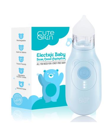 Electric Nasal Aspirator for Newborn Infant Toddler Kids - Baby Nose Sucker - Snot Booger Sucker