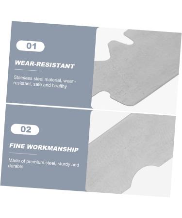 FOMIYES 300Pcs Razor Blade Barbershop Cutter Beard Shaver Knife Facial Cutter Mens Straight Razors Old Foldable Cutter Beard Shavers For Men Body Old - Buy Online on GoSupps.com