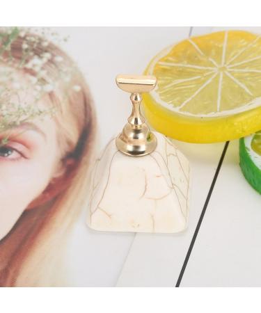 July Summer Gifts Easy to Install Nail Tip Holder Practice Stand Base Magnetic Beauty Salon Salon Shop for Home Manicure Store(Off-White) - Buy Online on GoSupps.com