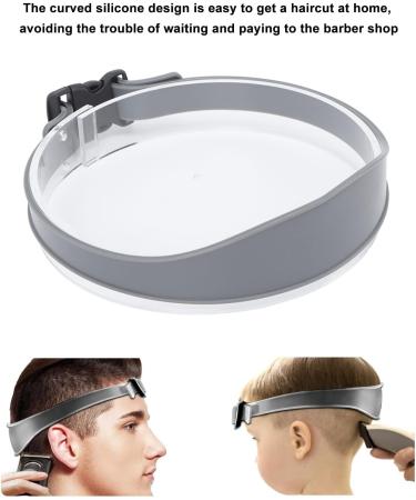 Neckline Shaving Template - Breathable Curved Hair Trimming Tool for Men & Boys | Silicone Neckline Template - Buy Online on GoSupps.com
