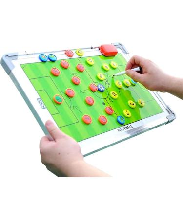 Pure Vie Soccer Coaches Tactical Board - Portable Magnetic Blackboard for Football Strategy | Coaching Clipboard Kit with Markers, Pen, and Eraser - Buy Online on GoSupps.com