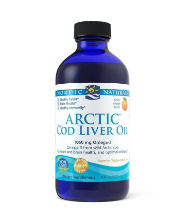 Nordic Naturals Arctic Cod Liver Oil Orange 8 fl oz (237 ml)