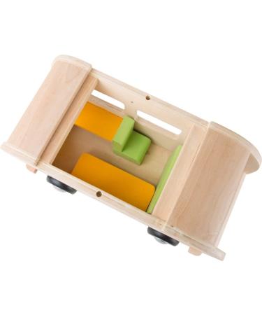 Buy Small Foot 2744 Wooden Hippie Play Bus - Flower Power Design | International Shipping - Perfect for Kids 18 Months+ - Buy Online on GoSupps.com