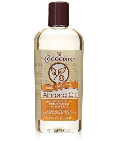 Cococare 100% Natural Almond Oil 4 fl oz (118 ml)