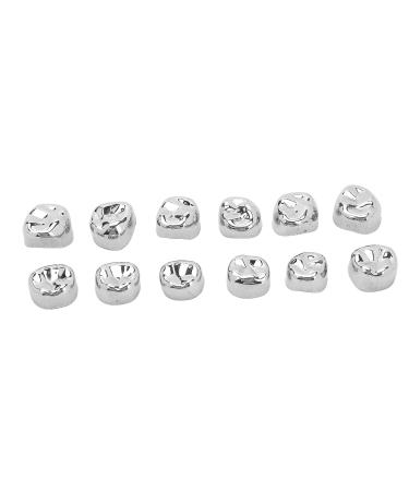 12pcs Dental Molar Metal Crowns Set - Protective & Restoration Crowns for Adults - International Shipping Available - Buy Online on GoSupps.com
