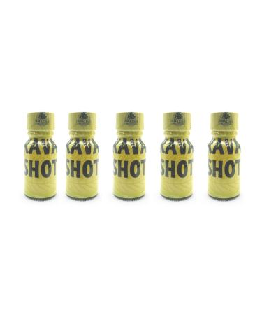 Amazing Botanicals KAVA Shot - 500mg Kavalactones - Original Flavor - Dietary Supplement - 5 Count - 10ml