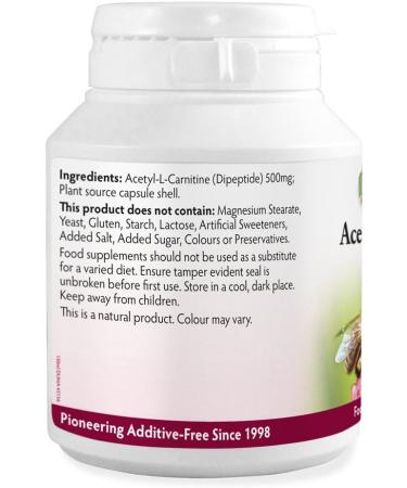 Clean Acetyl L Carnitine (ALCAR) 500mg x 90 Capsules - Additive & Filler Free Supplement from Wales - Buy Online on GoSupps.com