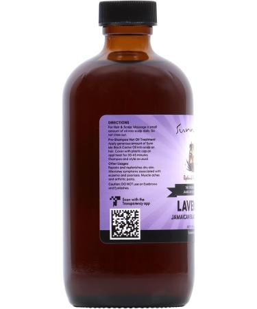 Sunny Isle Lavender Jamaican Black Castor Oil 8oz - Pure Natural Hair & Skin Care - International Shipping Available - Buy Online on GoSupps.com