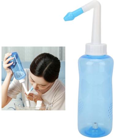 Nose Wash Bottle with 2 Nozzles 500ml - Nasal Cleansing for Adults & Kids - Buy Online on GoSupps.com