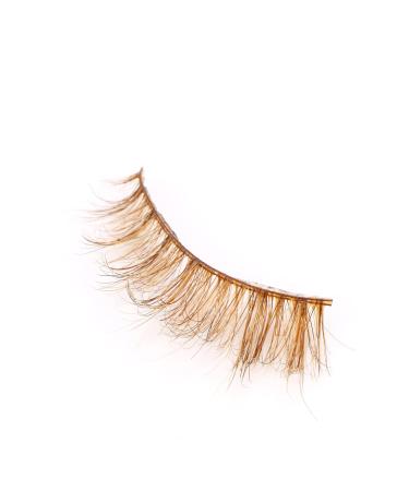 FOXSCOS Natural Brown Cat Eye Wispy False Eyelashes - 20mm 3D Mink Fluffy Lashes - 1 Pair Reusable Self-Adhesive Eyelashes (FMO4) - Buy Online on GoSupps.com