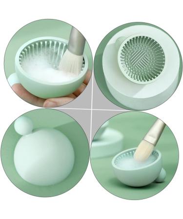 DOITOOL Cleanser of Makeup Brush Cosmetic Brush Cleaner Eyeshadow Brush Cleaner Mat Silicone Brush Cleaning Pad Makeup Brush Scrubber Facial Cleaner Japanese-style Cleaning Bowl Silica Gel - Buy Online on GoSupps.com