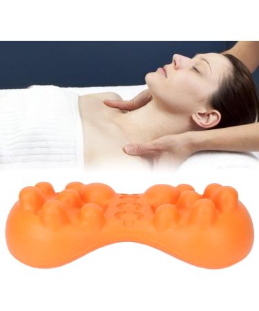 Foojo Acupressure Neck Relief Cushion - Professional Cervical Massage & Traction Device for Neck & Shoulder Pain Relief - Orange - Buy Online on GoSupps.com