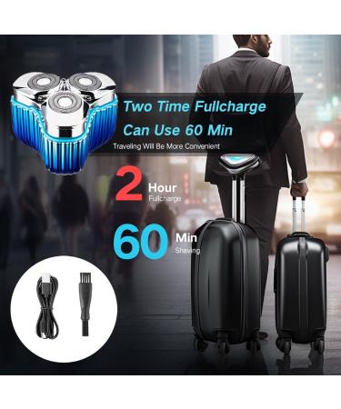 2024 Upgrade Mini Shaver for Men - Waterproof & Portable Electric Razor | USB Rechargeable Pocket Size | Perfect for Travel & Gifts - Buy Online on GoSupps.com