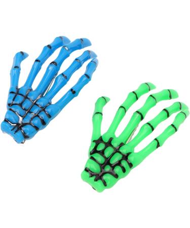 6 Pieces Hair Clips Halloween Hair Accessories for Women and Girls Skeleton Hand Hair Clips Punk Horror Bone Hair Clip for Party Cosplay - Buy Online on GoSupps.com
