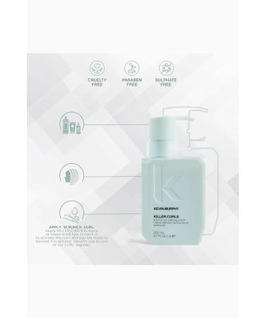 KEVIN.MURPHY Killer Curls Antifrizz Curl Defining Cream 200ml - Best Curl Definition & Frizz Control for All Hair Types | Shop Internationally - Buy Online on GoSupps.com