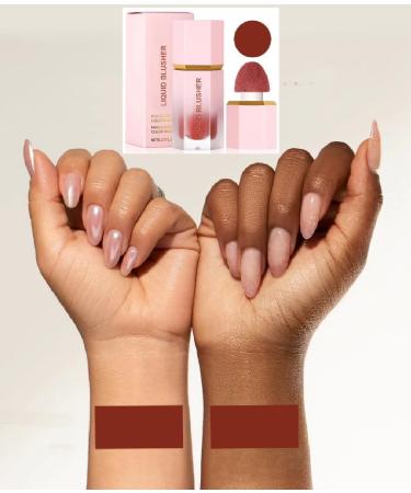 K.Y.L. Plus Professional Beauty Matte Finish Liquid Blush Waterproof Blusher Soft Cream Makeup (PINK) - Buy Online on GoSupps.com
