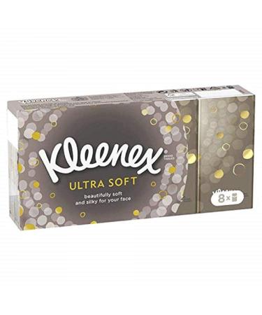 Kleenex Ultra Soft Pocket Packs Tissues, Pack of 8 - Buy Online on GoSupps.com