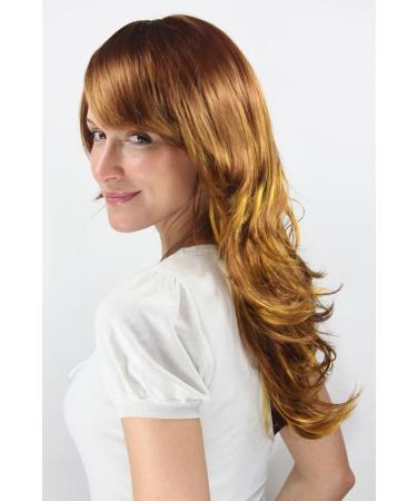 Buy WIG ME UP 3220-30-144 | Wild Reddish Brown & Golden Blonde Streaked Long Wavy Hair - International Shipping Available - Buy Online on GoSupps.com