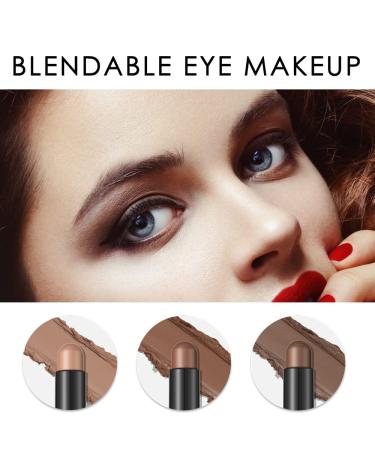 FOCALLURE 3 Pcs Shimmer Eyeshadow Stick Set - High Pigment, Waterproof, Crease-Proof Makeup (Oh So Nude) - Buy Online on GoSupps.com