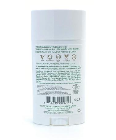 Green Beaver Citrus Natural Aluminum-Free Deodorant Stick 1.76 Oz - Buy Online on GoSupps.com