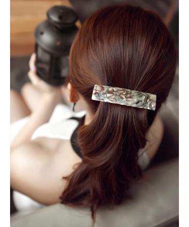 Buy 2 Piece Large Patent Hair Clip Set for Women - Perfect for Thick & Thin Hair - Onyx & South Sea - Buy Online on GoSupps.com