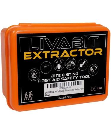 LIVABIT Emergency Venom Extractor F.A.S.T. Kit for Snake Bites & Insect Stings - Portable First Aid Safety Tool for Hiking & Camping - Buy Online on GoSupps.com