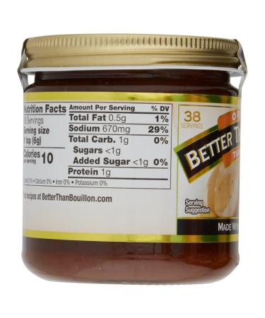 Organic Turkey Base with Roasted Turkey | USDA Organic | 38 Servings | 8oz Jar - Buy Online on GoSupps.com