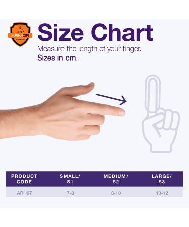 Aluminum Padded Finger Splint Immobilizer for Acute Injury & Knuckle Fracture - Small Size International Shipping Available - Buy Online on GoSupps.com