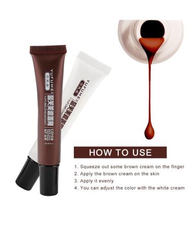 Professional Waterproof Tattoo Cover Up Concealer Set for Total Coverage of Birthmarks, Acne Scars & Spots - Buy Online on GoSupps.com