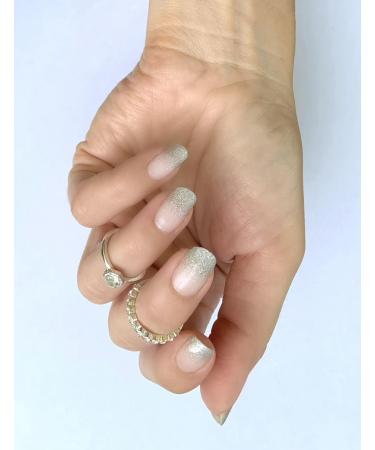 Zaubern gel4Home - Princess Silver Nail Foils & Wraps (16 Pieces) for Stunning Nails | International Shipping Available - Buy Online on GoSupps.com