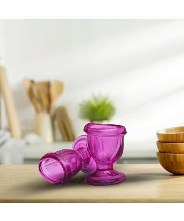 Glass Eye Wash Cup Set for Clean & Healthy Eyes | Soothing Relief from Irritants | Eye Shaped Rim | Set of 2 (Pink) - Buy Online on GoSupps.com