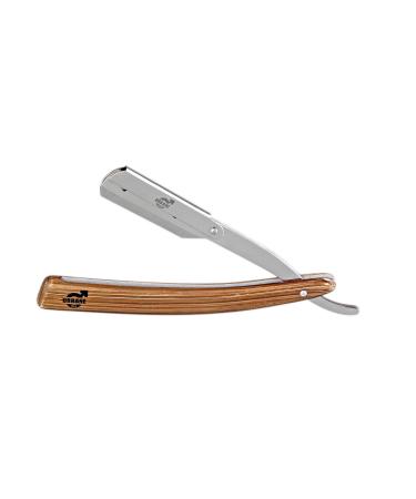Urbane Men Straight Cut Throat Razor (Wooden Effect - Plastic)