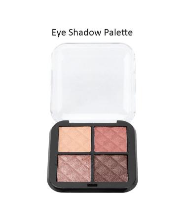 Ymiko Glitter Eye Shadow Palette - 4 Matte Waterproof Pigments for Chic Makeup Artists - Green Misty Rose - Buy Online on GoSupps.com