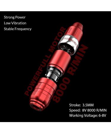 Wormhole Tattoo Kit: Rotary Tattoo Pen for Beginners - Professional Machine with Cartridge Needles & Supplies - Buy Online on GoSupps.com