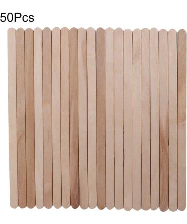 50Pcs Disposable Wooden Wax Spatulas for Hair Removal - Waxing Stick Tools - Buy Online on GoSupps.com