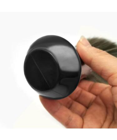 Vtrem Professional Hairdressing Brush - Rose Gold & Black Powder Brush for Hair Cutting & Salon Use - Buy Online on GoSupps.com