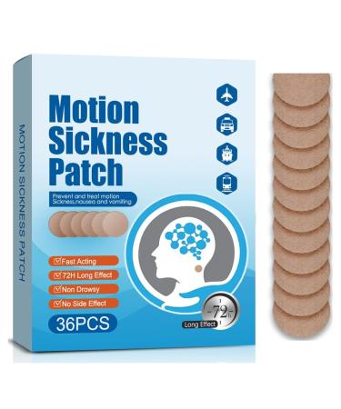 Motion Sickness Patches & Sea Sickness Bands for The Relief of Nausea and Vertigo in Adults and Kids from Travel of Cars, Ships, Airplanes & Other Forms of Transport Movement