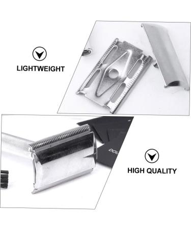 Angoily 3 Sets Manual Razor & Travel Bottles | Silicone Mustache & Double-Sided Face Razor - Durable & Portable - Buy Online on GoSupps.com