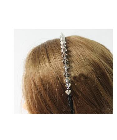 FULAI Duyppy 2 Pack Rivet Punk Spike Headband for Women - Studded Party Hair Band Clips - Buy Online on GoSupps.com