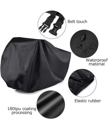 Maveek 190T Waterproof Cycle Bike Rain Cover - XL Size | Indoor/Outdoor Water-Resistant Storage for Road Dirt Bikes | All-Weather Protection - Buy Online on GoSupps.com