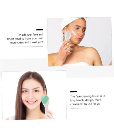 Silicone Face Brush - Facial Cleansing Brush for Deep Cleaning | Handheld Scrubber 15.3x5.2cm | Shop Internationally - Buy Online on GoSupps.com