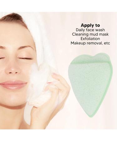 Heart Shaped Facial Sponge Set - Absorbent Elastic & Gentle Exfoliation for All Skin Types - Buy Online on GoSupps.com