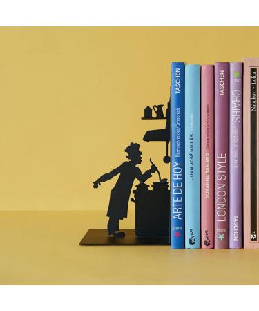 Balvi Le Chef Metal Bookend | Stylish & Practical for Cookbooks | International Shipping - Buy Online on GoSupps.com