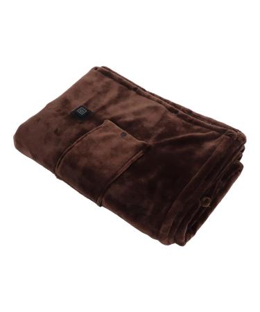 Buy Fast Warming Ceiling Heating Pad 160x80cm Flannel Electric Blanket for Body Heating in Coffee Color International Shipping Available - Buy Online on GoSupps.com