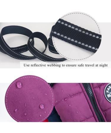 Shop Waterproof Dog Vest & Coat - Winter Warm Soft Harness in 9 Colors - Pink MM - Buy Online on GoSupps.com