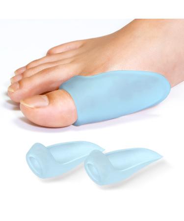 Promifun Gel Bunion Protector Shield, 12 Pieces of Bunion Pads and Cushions, Bunion Guard for Big Toe, Relieve Foot Pain from Friction, Rubbing and Pressure